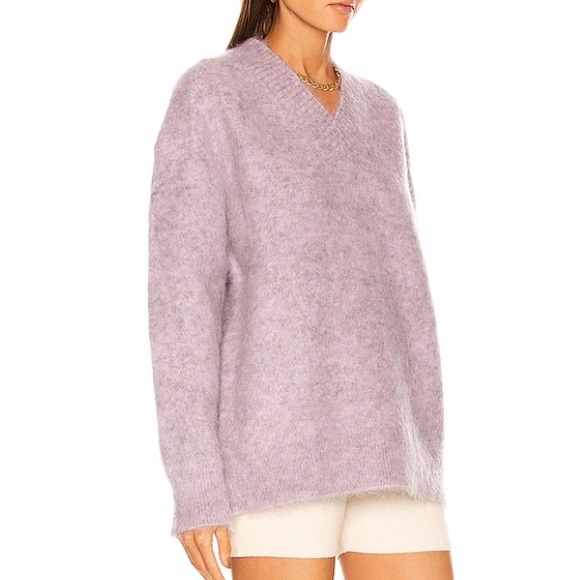 Acne Purple Mohair Sweater - Picture 3 of 7